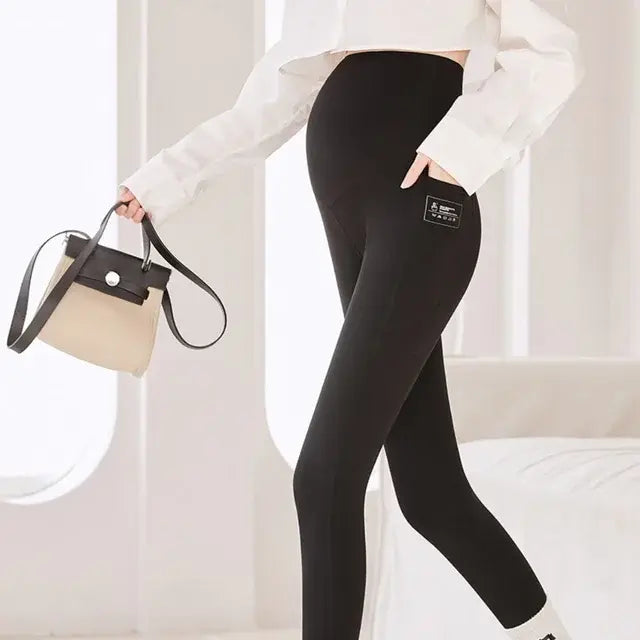 Maternity Leggings Adjustable Waist