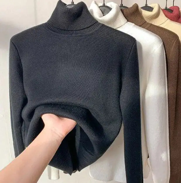 Elegant Turtle Neck Winter Sweater