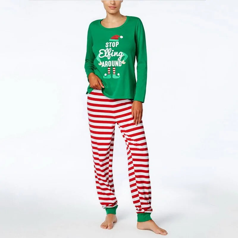 Festive Family Pajamas Set